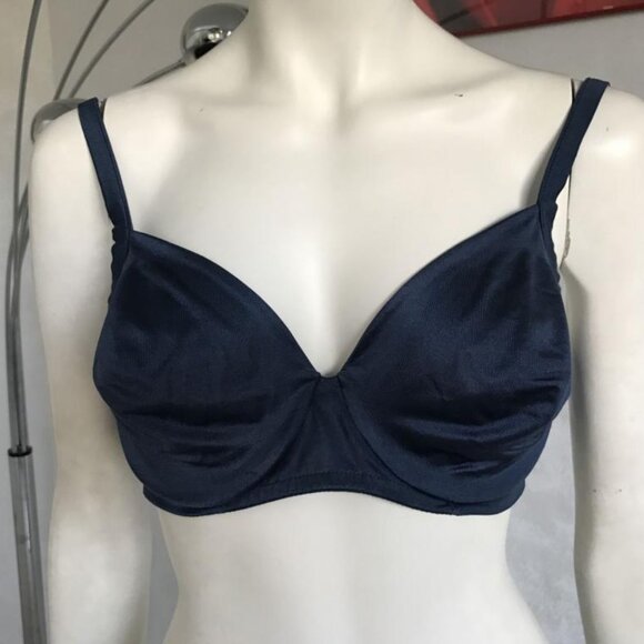 Bundle VTG Bra blue Christian Dior ( C ) + transparent mesh top MEXX - Picture 6 of 10